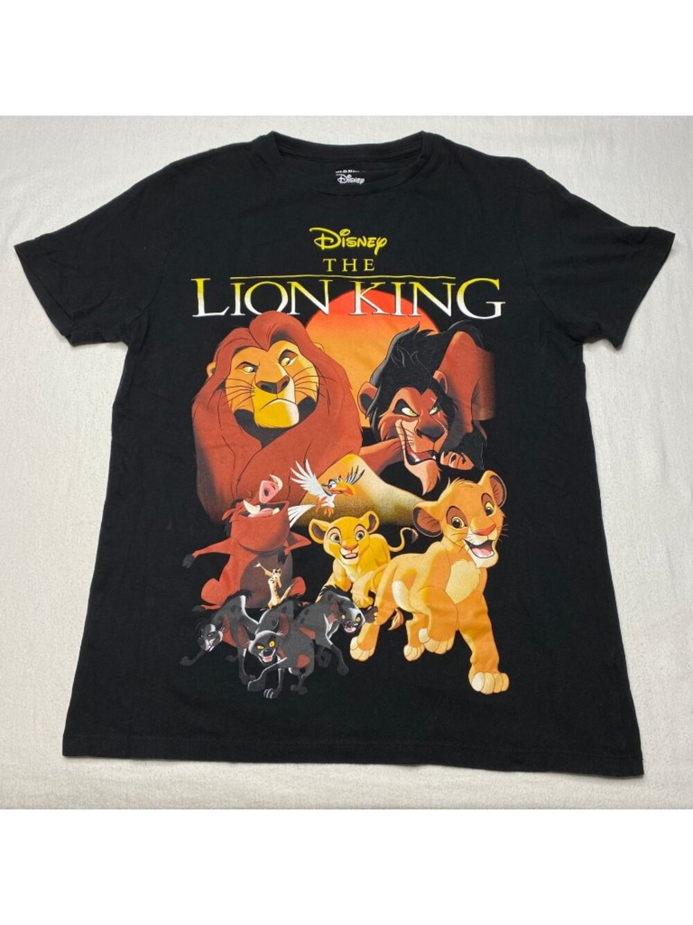 Old Navy Mens T Shirt sz S Black Disney The Lion King Millennial